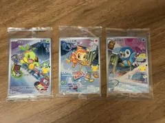 【訳あり】ポケカ中国 30周年プロモ ナエトル ヒコザル ポッチャマ 御三家3枚のサムネイル