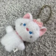 ディズニー　おしゃれキャット　マリーちゃん　ぬいぐるみキーホルダー　マスコットのサムネイル
