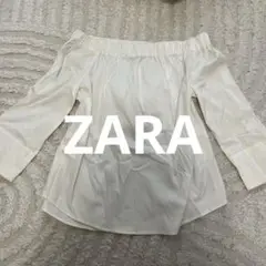 ZARAオフショルシャツトップス