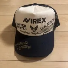 ま*げ様 AVIREXキャップ　ダメージ加工