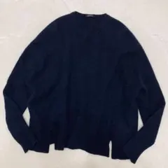 FONCE ラクーンニット　プルオーバー　紺