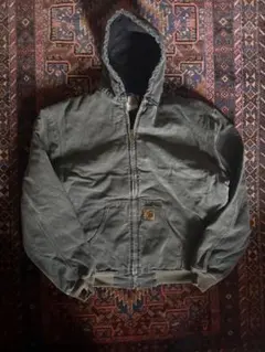 90s Carhartt アクティブジャケット　モスグリーン USA