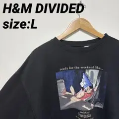 な*ん様 【US古着】H&Mディズニー クルーネック スウェット トレーナー L