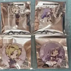 ベースヤードトーキョー銀魂アクリルスタンド缶バッジ志村妙柳生九兵衛月詠猿飛あやめ