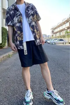 柄シャツ 半袖