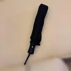 ワンタッチ開閉 折りたたみ傘 ブラック 黒