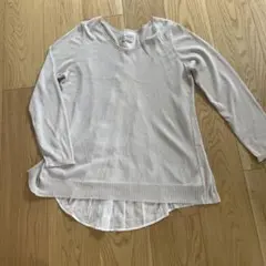 M.J.G ベージュ Vネック長袖セーター サイズ3