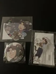 忍たま乱太郎　山田利吉　アクスタ　缶バッジ　カード　ナンジャタウン　百面相