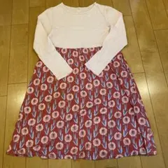 ユニクロふ⭐︎UT 花柄 長袖ワンピース 150cm