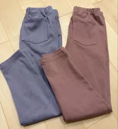 無印良品　120cm レギンスパンツ　2本セット