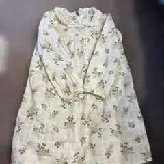 テータテート 花柄 長袖ワンピース 120