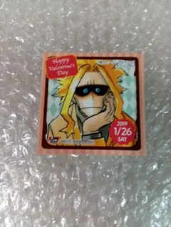 新品 非売品 365日ステッカー オールマイト ヒロアカ 2019/1/26