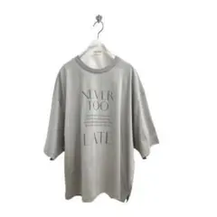 ayane ドッキングバックギャザーTシャツ グレージュのサムネイル