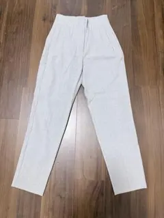 ZARA グレー ハイウエストパンツ