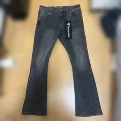 VALABASAS フレアブラックデニムパンツ サイズ29タグ無し - メルカリ