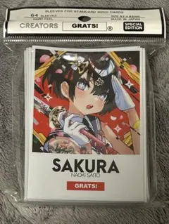 【24時間以内発送】GRATS スリーブ　さいとうなおき　「SAKURA」　新品