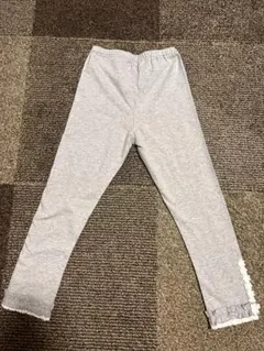 グレー フリル付きレギンス 130cm