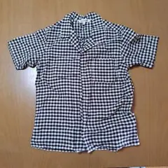 GLOBAL WORK チェック柄 半袖シャツ XXL