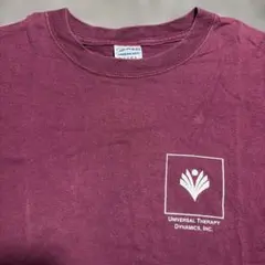 90s-00s ギルダンメキシコ製 企業プリントTシャツ ボルドー M49 68