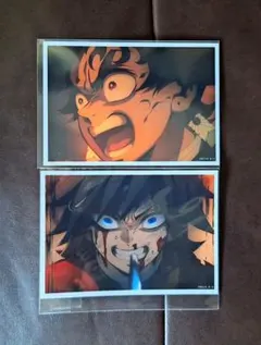 鬼滅の刃 無限城編 場面写ブロマイドくじ その壱 冨岡義勇 竈門炭治郎