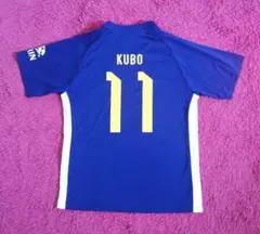 【美品】サッカー日本代表 11 久保建英 プレーヤーズTシャツ ユニフォーム M