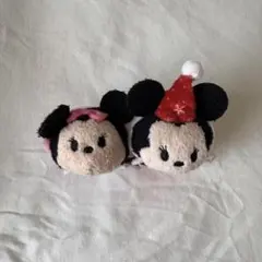 ディズニーストア　ツムツム　ぬいぐるみ　ミニー　ミニーマウス クリスマス