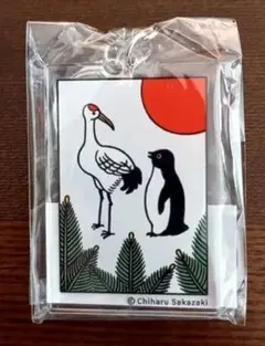 「新品未開封品」Suicaのペンギン 花札柄キーホルダー 1月 松