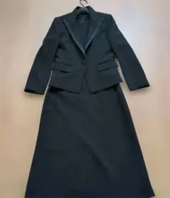 一度のみ着用 ブラックフォーマル 半袖 ワンピーススーツ 喪服 7号