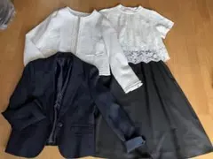 ★フォーマルスーツ★3way★レースワンピ★ジャケット２枚つき★入学卒業★結婚式