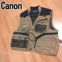 【美品】Canon　キャノン　カメラマンベスト　フィールドベスト Canon キャノン カメラマンベスト ベスト アウトドア 多機能