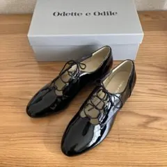 新品未使用 オデットエオディール ギリーレースアップシューズ 23.5cm