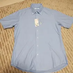 ドライノンアイロンジャージーシャツ ブルー 新品未使用 UNIQLO