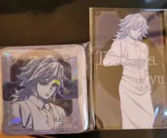 鬼滅の刃　富岡義勇　モクテル　ロト　カード　缶バッジ