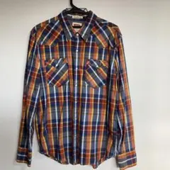 Levi's ネルシャツ チェック柄 スリムフィット Lサイズのサムネイル