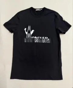 〔極美品〕モンクレール　プリントロゴ　XL ブラック　Tシャツ　5S389 極美品］モンクレール ロゴプリントTシャツ ブラック XL - メルカリ