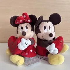 ディズニーストア　ミッキー　ミニー　バレンタイン　ぬいぐるみ　ペア