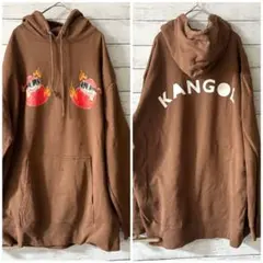 KANGOL カンゴール　パーカー　ダルマイラスト　古着屋購入
