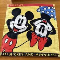 ディズニー　ミッキー＆ミニー　ハンドタオル