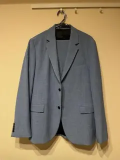 ZARA メンズ テーラードジャケット セットアップ ブルー EUR50のサムネイル