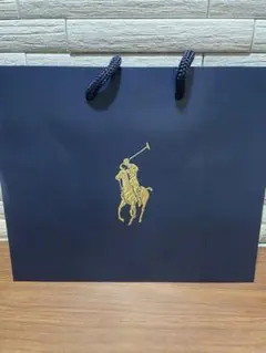 Ralph Lauren ネイビーショップ袋 約30cm x 25cm