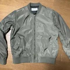 free nature ブルゾン　ジャケット Lサイズ オリーブグリーン　カーキ