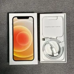 Apple iPhone 12 ホワイト 128GB 空のみ 充電ケーブル付き