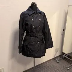 レディースネイビー ダブルブレスト トレンチコート