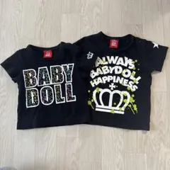 BABYDOLL Tシャツ 2枚セット サイズ80