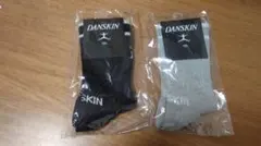 DANSKIN ソックス 2足セット ブラック グレー