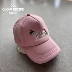 Y2K メッシュキャップ ピンクglow pride企業物 トラッカーキャップ