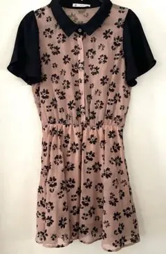 MAJESTIC LEGON 花柄ミニワンピース 半袖