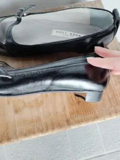 希少　コージクガ 久我浩二 変形厚底レースアップレザーシューズ LL 希少 コージクガ 久我浩二 変形厚底レースアップレザーシューズ