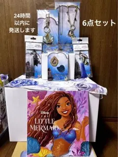 リトルマーメイド 実写映画 キーホルダー チャーム パンフレット 6点セット