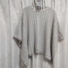 ニット ポンチョ